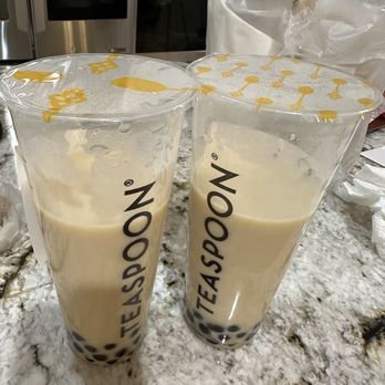Teaspoon - We ordered "no ice."  Ummmmm we have never EVER gotten the drinks at this level.  Like...WHAT?!???!? - Coffee & Tea Near Me - Visalia, California