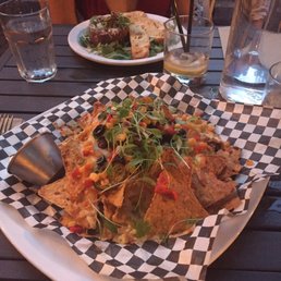 Nachos and beef tartar