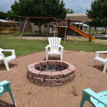 Texas Hills RV Haven - Common area firepit for guests. Each RV site has a fire ring and picnic table. - Campgrounds Near Me - Tow, Texas Texas Hills RV Haven - Common area firepit for guests. Each RV site has a fire ring and picnic table. - Campgrounds Near Me - Tow, Texas