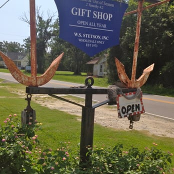 W S Stetson's Seashells - small roadside sign - Gift Shops Near Me - Wanchese, North Carolina W S Stetson's Seashells - small roadside sign - Gift Shops Near Me - Wanchese, North Carolina