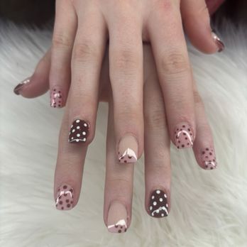 M Stella Nail Bar Oak Point - Polka dots the new trend!! - Nail Salons Near Me - Oak Point, Texas M Stella Nail Bar Oak Point - Polka dots the new trend!! - Nail Salons Near Me - Oak Point, Texas