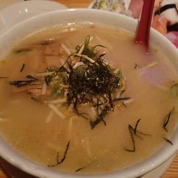Moshi Moshi - Biscayne Blvd - Pork ramen and sushi combo - Sushi Bars Near Me - Miami, Florida Moshi Moshi - Biscayne Blvd - Pork ramen and sushi combo - Sushi Bars Near Me - Miami, Florida