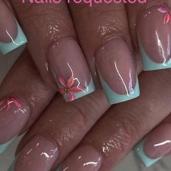 Queen Nails & Spa - The nails that we asked for - including a design similar which couldn't be done - Nail Salons Near Me - Las Vegas, Nevada