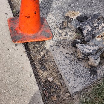 Cost Effective Concrete - By the street up close - Masonry/Concrete Near Me - Cincinnati, Ohio
