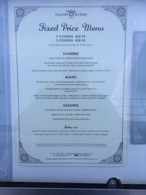 Menu photo 3 Fallon & Byrne Dublin, D