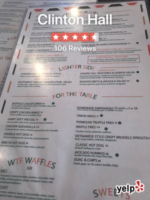 Menu photo 4 Clinton Hall Bronx Bronx, NY Menu photo 4 Clinton Hall Bronx Bronx, NY
