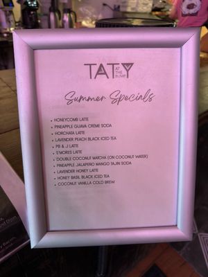 Menu photo 1 Taty Angel Fire, NM Menu photo 1 Taty Angel Fire, NM