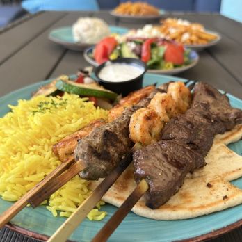 Truly Greek - Family Mixed Souvlaki (Kabob) Party Tray - Mediterranean Near Me - Brandon, Florida Truly Greek - Family Mixed Souvlaki (Kabob) Party Tray - Mediterranean Near Me - Brandon, Florida