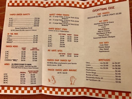 Menu photo 2 Chicken Coop Paw Paw, MI Menu photo 2 Chicken Coop Paw Paw, MI