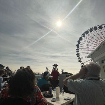 Cedar Point - We're At The Grand Pavilion On The Balcony. - Amusement Parks Near Me - Sandusky, Ohio