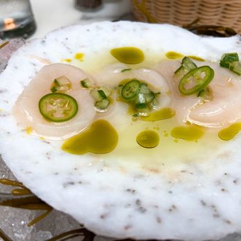 Le Diplomate - Live Scallop: cucumber water, serrano, lime - Brasseries Near Me - Washington, DC, District of Columbia Le Diplomate - Live Scallop: cucumber water, serrano, lime - Brasseries Near Me - Washington, DC, District of Columbia