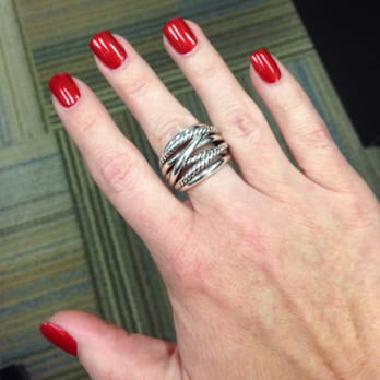 Forest Nails & Spa - Latest acrylic fill with new China Glaze Go Crazy Red polish...looks great! - Nail Salons Near Me - Lake Zurich, Illinois Forest Nails & Spa - Latest acrylic fill with new China Glaze Go Crazy Red polish...looks great! - Nail Salons Near Me - Lake Zurich, Illinois