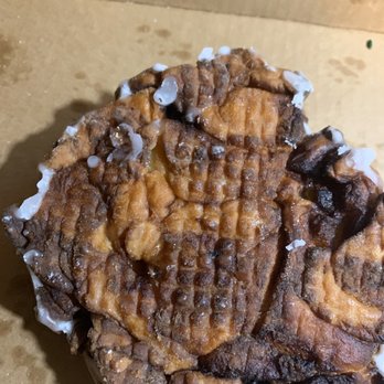 Neiman's Family Market - Burnt to crap Apple Fritter served at my work function. How does this pass any sort of inspection. Looks like a dead turtle! - Grocery Near Me - Saint Clair, Michigan Neiman's Family Market - Burnt to crap Apple Fritter served at my work function. How does this pass any sort of inspection. Looks like a dead turtle! - Grocery Near Me - Saint Clair, Michigan