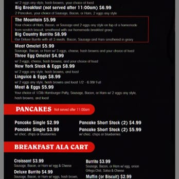 Outpost - Menu - Breakfast & Brunch Near Me - Sonora, California