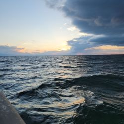 Pirates Cove Watersports - Uh oh, a storm was brewing while we were sailing