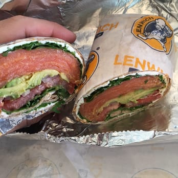 Lenwich - Novacado on whole wheat wrap. Packed out - Breakfast & Brunch Near Me - New York, New York