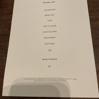 JUA - Menu - Korean Near Me - New York, New York JUA - Menu - Korean Near Me - New York, New York