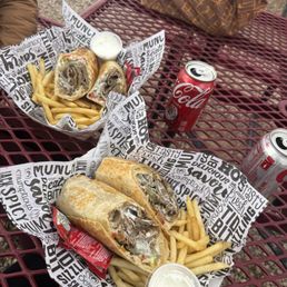 Further: Athens Gyro, extra sauce Closer: Ephesus Gyro, extra sauce