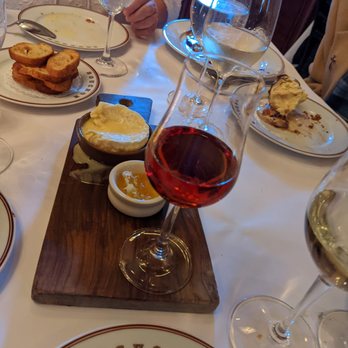 Bouchon - Andante's Dairy Saint-Marcellin style cheese and Sandeman Tawny Port - French Near Me - Yountville, California Bouchon - Andante's Dairy Saint-Marcellin style cheese and Sandeman Tawny Port - French Near Me - Yountville, California
