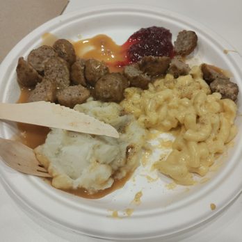 IKEA Restaurant - Cold meatballs, cold mashed potatoes, cold macaroni and cheese, cold gravy with zero flavor. - Scandinavian Near Me - Costa Mesa, California IKEA Restaurant - Cold meatballs, cold mashed potatoes, cold macaroni and cheese, cold gravy with zero flavor. - Scandinavian Near Me - Costa Mesa, California