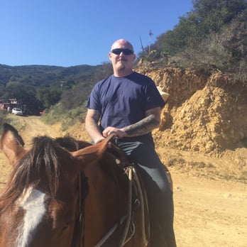 Circle Bar B Stables - My husband having the time of his life. - Horseback Riding Near Me - Santa Barbara, California Circle Bar B Stables - My husband having the time of his life. - Horseback Riding Near Me - Santa Barbara, California