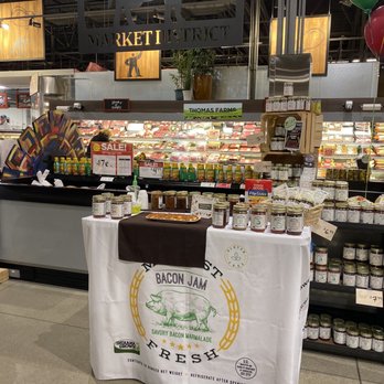 Market District Carmel - One of the sampling stations. - Grocery Near Me - Carmel, Indiana