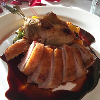 Bouchon - Maple-glazed California duck breast & confit of thigh - French Near Me - Santa Barbara, California