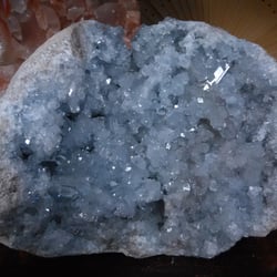 One of my favorites,Celestite: small, medium, & large