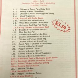 Jin Jin - Lunch Specials only $5.19