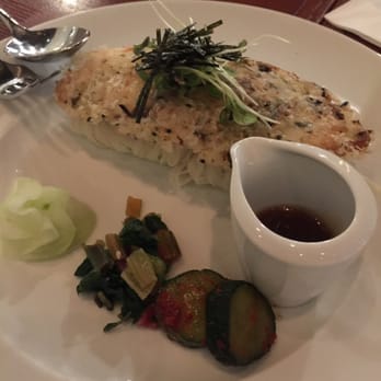 MW Restaurant - The famed mochi crusted opakapaka has delicious texture and mild flavor. - New American Near Me - Honolulu, Hawaii