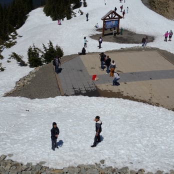 Crystal Mountain Resort - Small kine snow ball fight - Ski Resorts Near Me - Enumclaw, Washington