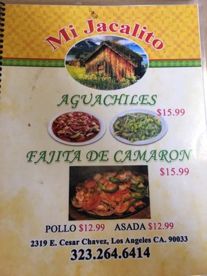 Menu photo 4 Mi Jacalito Los Angeles, CA Menu photo 4 Mi Jacalito Los Angeles, CA