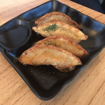 Ramen Bella - Deep fried gyoza (add on to ramen order, $3.99) - Ramen Near Me - Langley City, British Columbia Ramen Bella - Deep fried gyoza (add on to ramen order, $3.99) - Ramen Near Me - Langley City, British Columbia