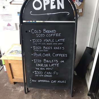 Frontside Coffee Roasters - Coffee menu normally on display outside. - Coffee & Tea Near Me - North Conway, New Hampshire Frontside Coffee Roasters - Coffee menu normally on display outside. - Coffee & Tea Near Me - North Conway, New Hampshire