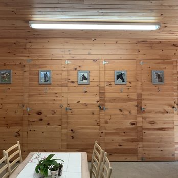 Morgan Manor Stables - Heated tack room and lounge with large viewing window - Horse Boarding Near Me - East Haddam, Connecticut Morgan Manor Stables - Heated tack room and lounge with large viewing window - Horse Boarding Near Me - East Haddam, Connecticut
