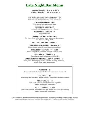 Menu photo 6 Pazzo Pomodoro Vienna, VA Menu photo 6 Pazzo Pomodoro Vienna, VA