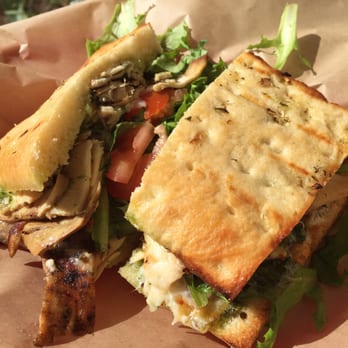 Sweet Pea's Cafe & Catering - Grilled chicken and pesto sandwich - Creperies Near Me - Capitola, California