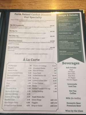 Menu photo 4 Fred's Fish House Mountain Home, AR Menu photo 4 Fred's Fish House Mountain Home, AR
