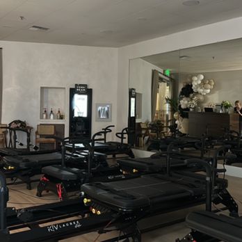KV Lagree Studio - Afternoon class ... with a coffee machine in the back - Gyms Near Me - Porter Ranch, California