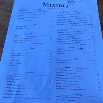 Mixtura - Menu - Mexican Near Me - Valle de Guadalupe, BCN Mixtura - Menu - Mexican Near Me - Valle de Guadalupe, BCN