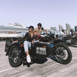 Us on the Russian motorcycle Us on the Russian motorcycle