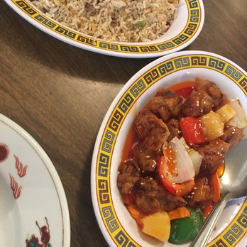 Village Cafe - Ordered sweet chicken and cashew chicken! It was very good! - Chinese Near Me - Barstow, California