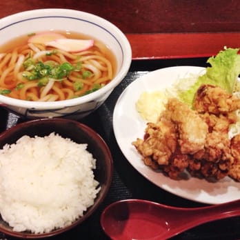 Udon St Marks - Chicken karaage set with udon noodles - Japanese Near Me - New York, New York Udon St Marks - Chicken karaage set with udon noodles - Japanese Near Me - New York, New York