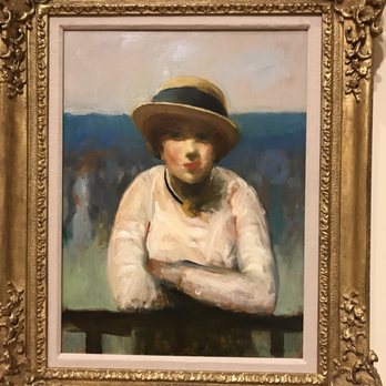 Mattatuck Museum - Guy Pene du Bois, Girl in a White Waist 1915 - Art Museums Near Me - Waterbury, Connecticut Mattatuck Museum - Guy Pene du Bois, Girl in a White Waist 1915 - Art Museums Near Me - Waterbury, Connecticut