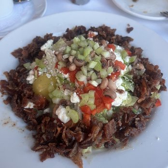 Porch and Parlor - Deconstructed chopped salad with buttermilk dressing on the side. - Steakhouses Near Me - Memphis, Tennessee Porch and Parlor - Deconstructed chopped salad with buttermilk dressing on the side. - Steakhouses Near Me - Memphis, Tennessee