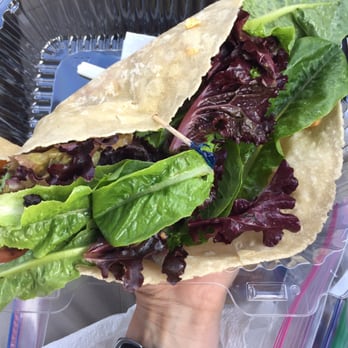 Java Kai Kauai - Believe it or not this is a falafel wrap. - Breakfast & Brunch Near Me - Kapaa, Hawaii
