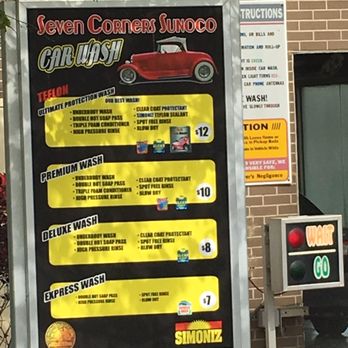 Seven Corners Sunoco - Car wash prices - Car Wash Near Me - Falls Church, Virginia Seven Corners Sunoco - Car wash prices - Car Wash Near Me - Falls Church, Virginia