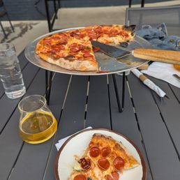 Pepperoni pizza with calabrian pepper Pepperoni pizza with calabrian pepper