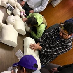 Quest CPR - Bilingual class for this Construction company onsite in DFW