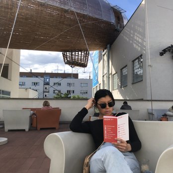 DOX - Outdoor patio of the cafe - Art Galleries Near Me - Prague, Puerto Rico
